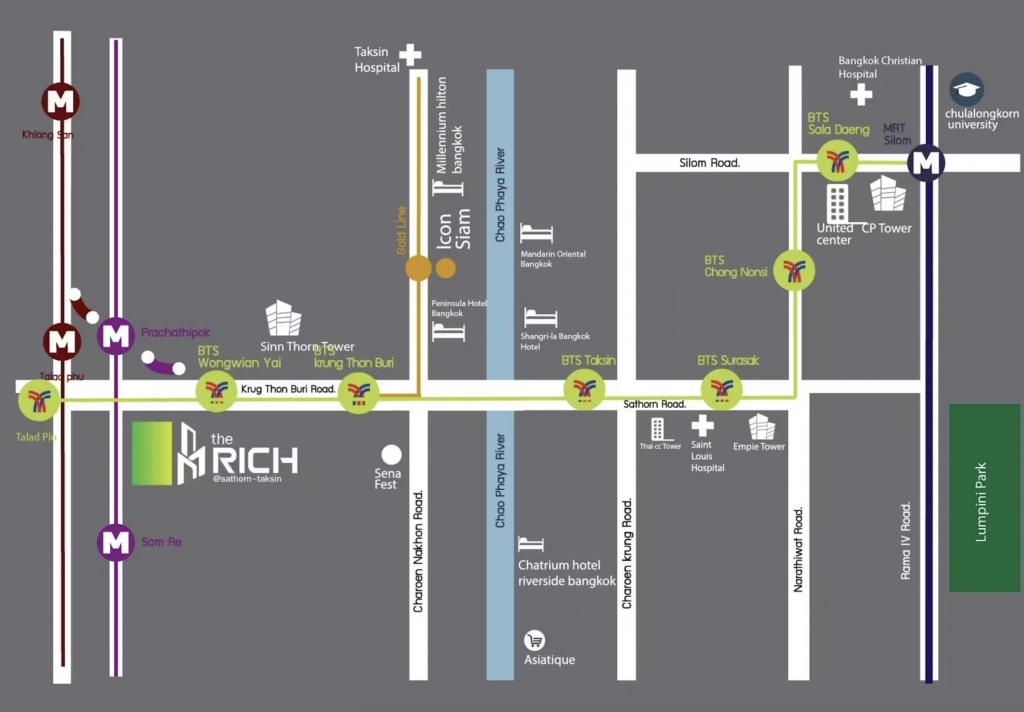 The Rich Sathorn-Taksin map