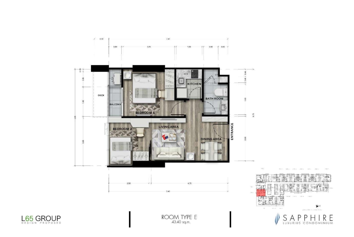 SAPPHIRE RAMA III-Room Plan