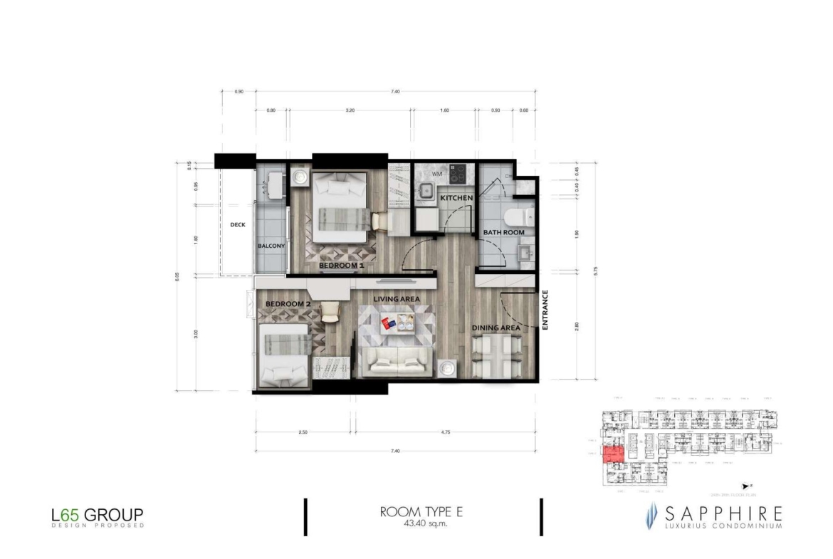 SAPPHIRE RAMA III-Room Plan