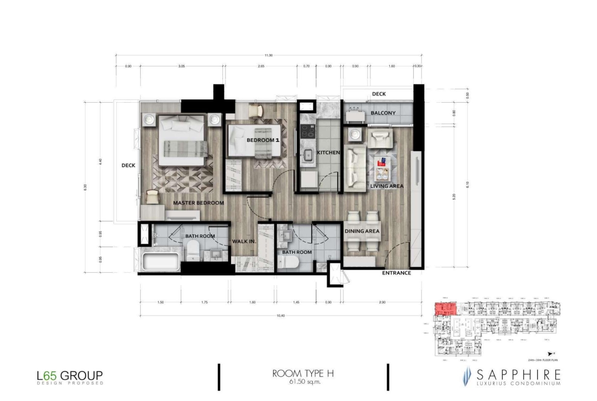 SAPPHIRE RAMA III-Room Plan