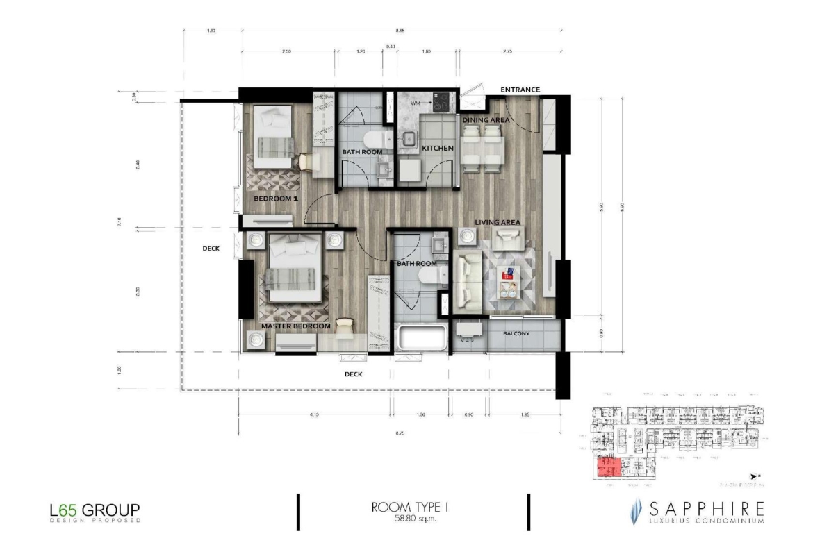 SAPPHIRE RAMA III-Room Plan