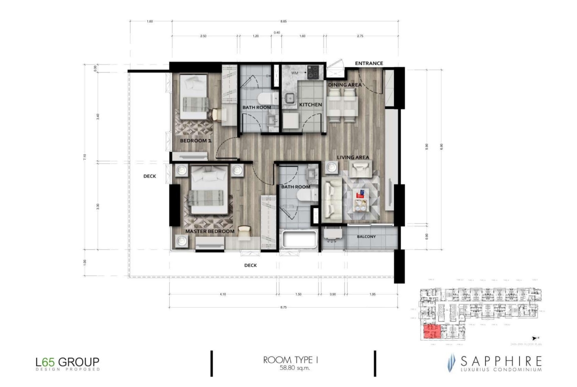 SAPPHIRE RAMA III-Room Plan