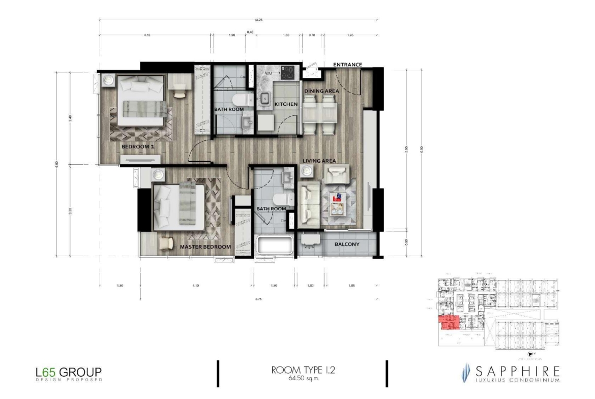 SAPPHIRE RAMA III-Room Plan
