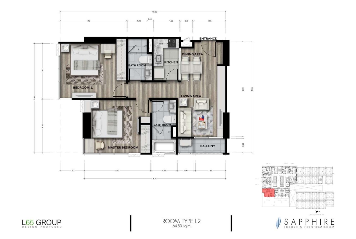 SAPPHIRE RAMA III-Room Plan