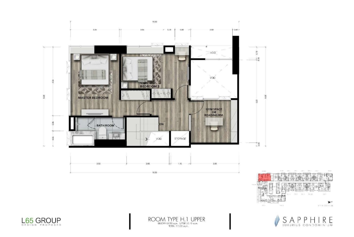 SAPPHIRE RAMA III-Room Plan