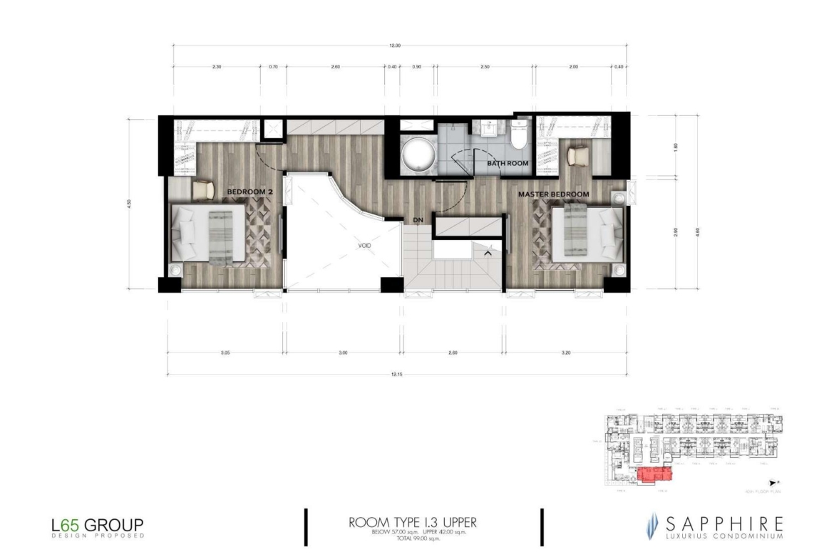 SAPPHIRE RAMA III-Room Plan