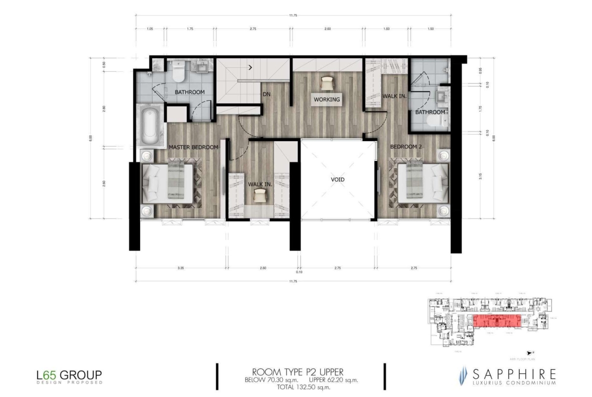 SAPPHIRE RAMA III-Room Plan