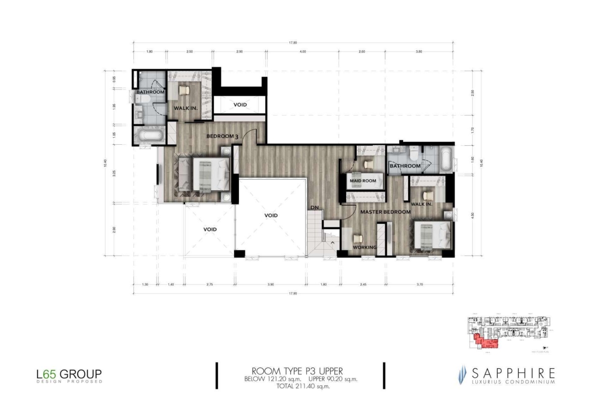 SAPPHIRE RAMA III-Room Plan