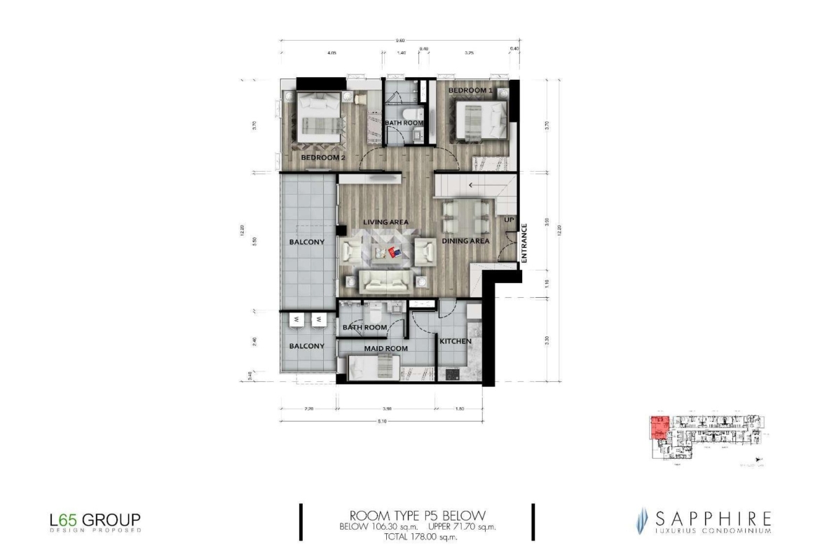 SAPPHIRE RAMA III-Room Plan