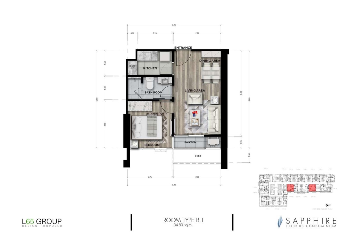 SAPPHIRE RAMA III-Room Plan